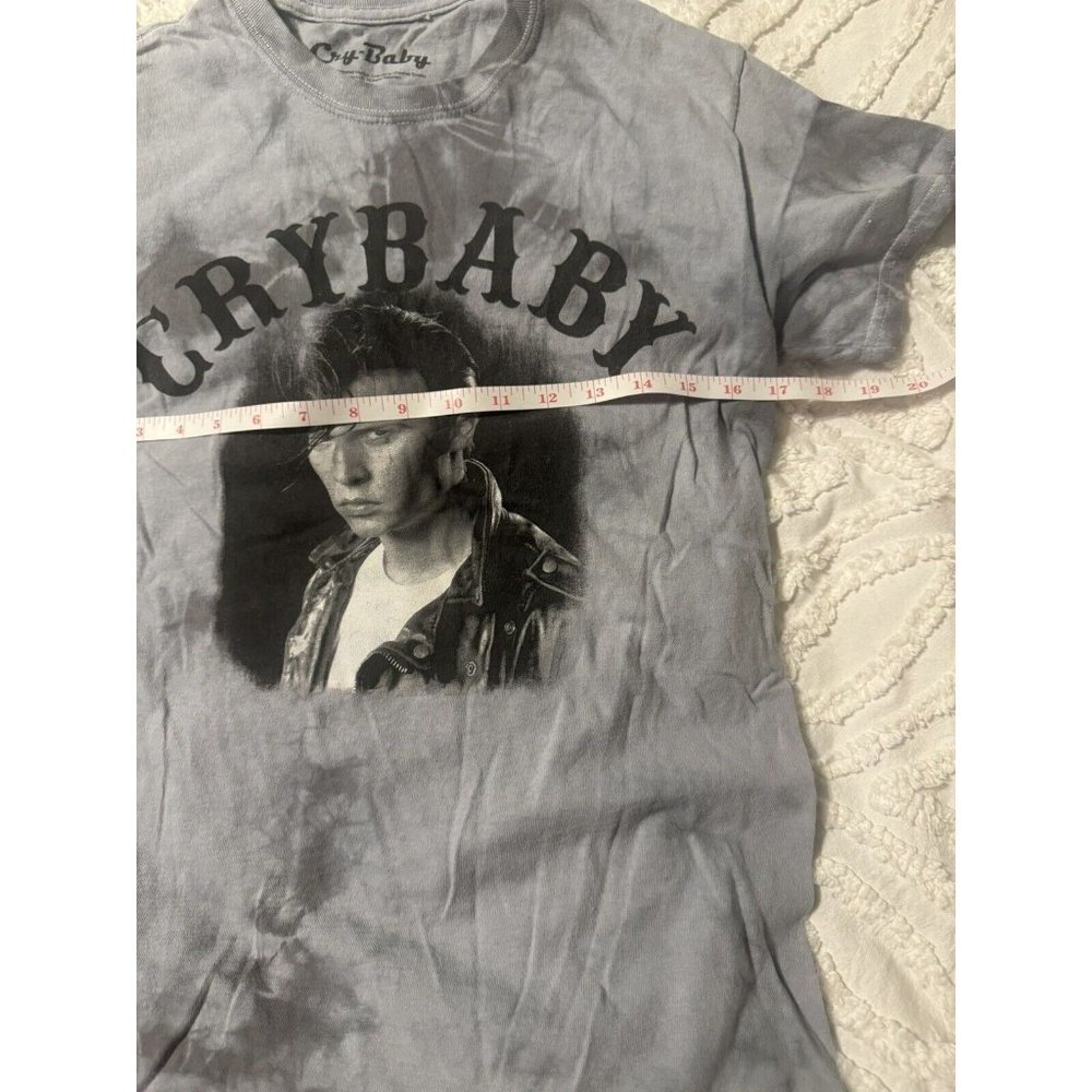 Retro Johnny Depp Cry-Baby Shirt Boxy Boyfriend Short Sleeve Graphic Tee - Picture 4 of 5